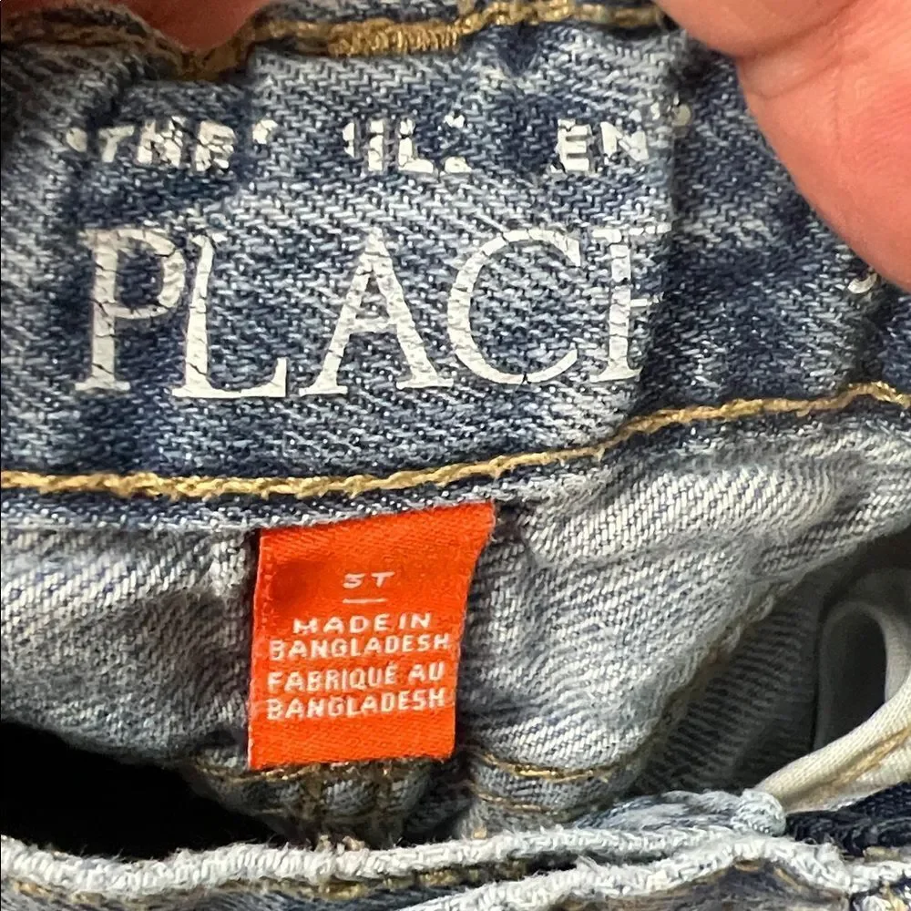 The Children’s Place cotton denim blue jeans straight leg size 3T